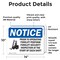 Signmission Prior To Operating Forklift Safety, 14 in W x Rectangle, Vinyl Decal OS-2PACK-NS-D-1014-L-16408 - alternate 4